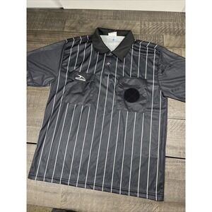 Score American Soccer Referee Short Sleeve Shirt, Adult Medium,‎ Black
